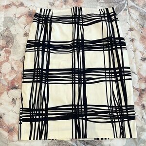 Black and white skirt